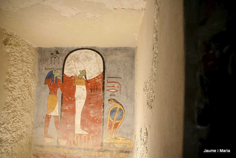 Interior de la tomba de Siptah
